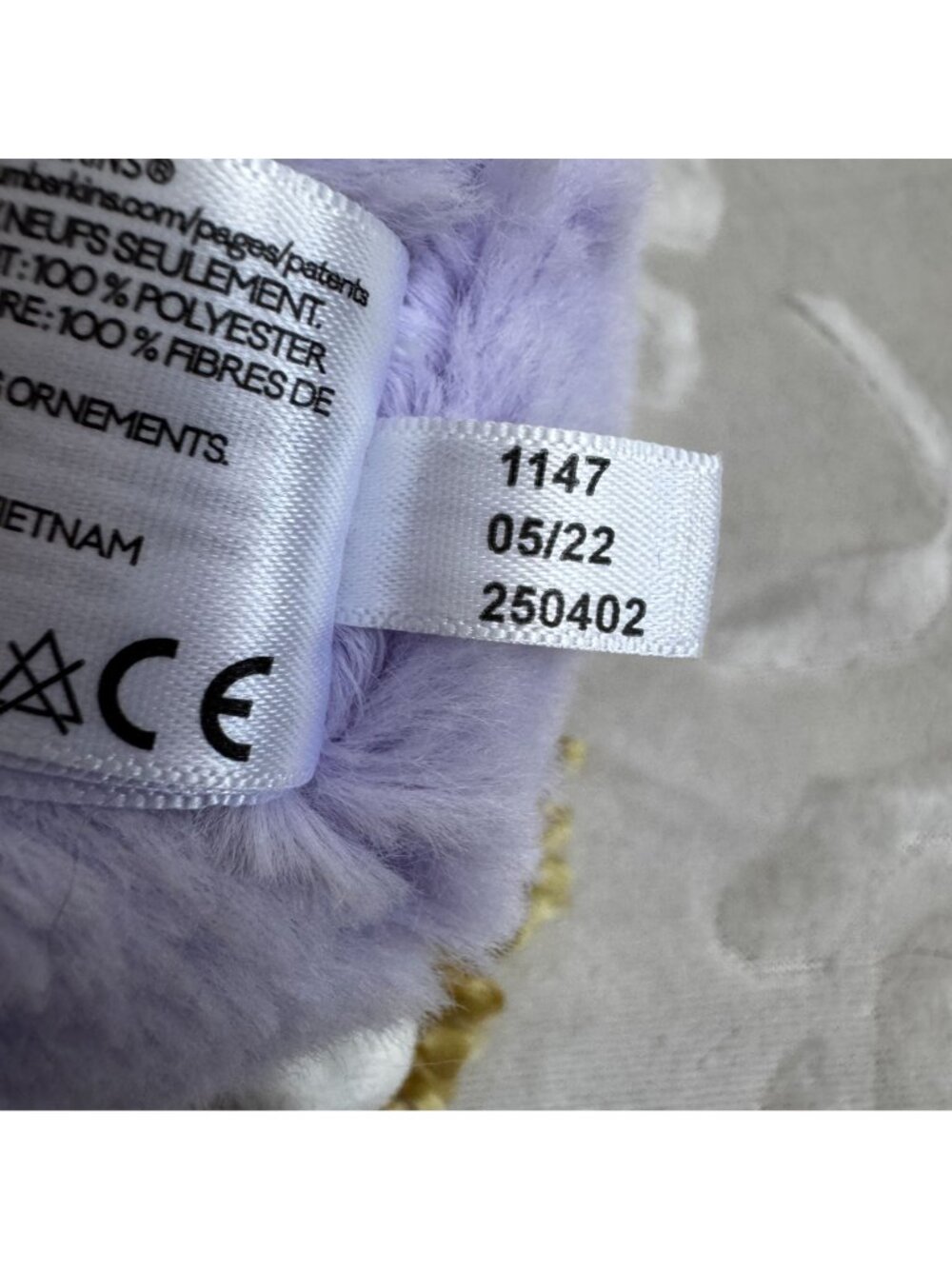 Slumberkins 8" Plush Purple Owl Witch With Hat & Broom Soft & Adorable 250402 - Picture 6 of 6